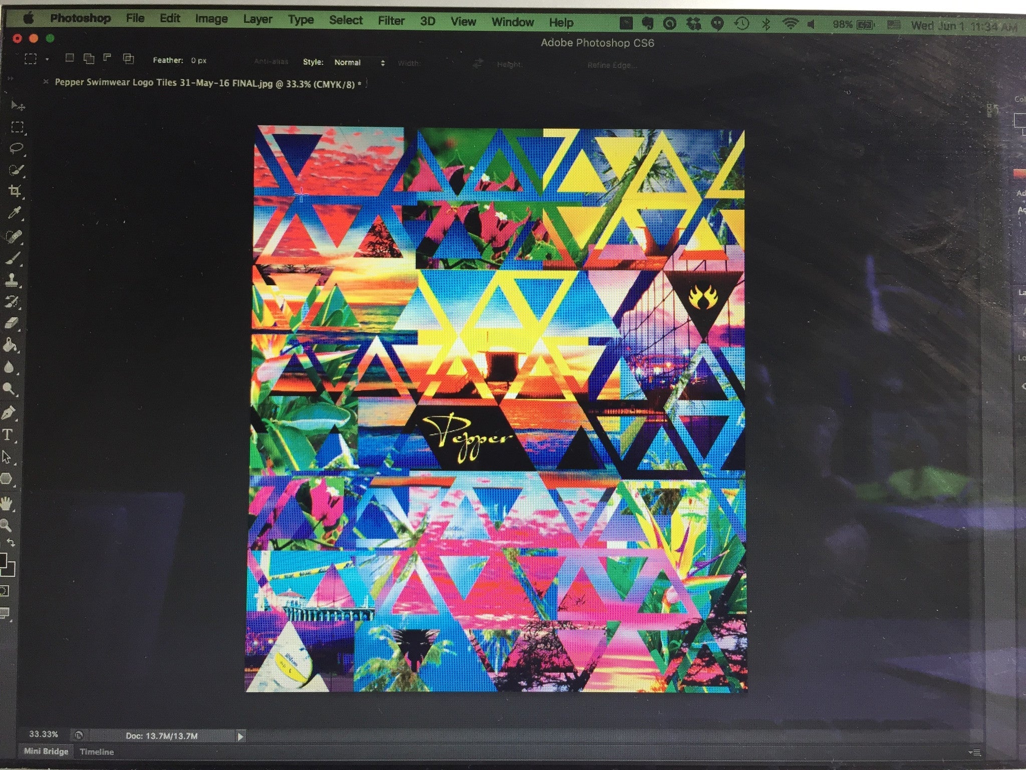 Designing our first Pepper print