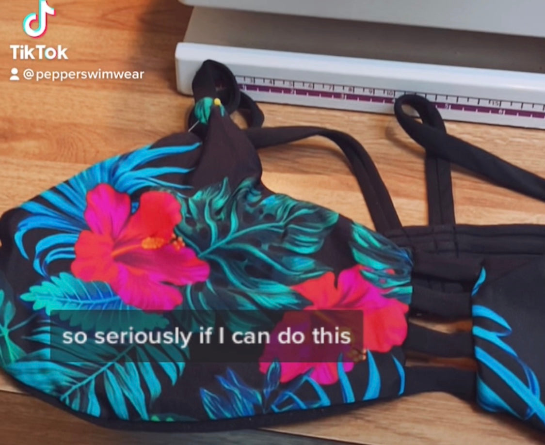 DIY Bikini Strap Alteration