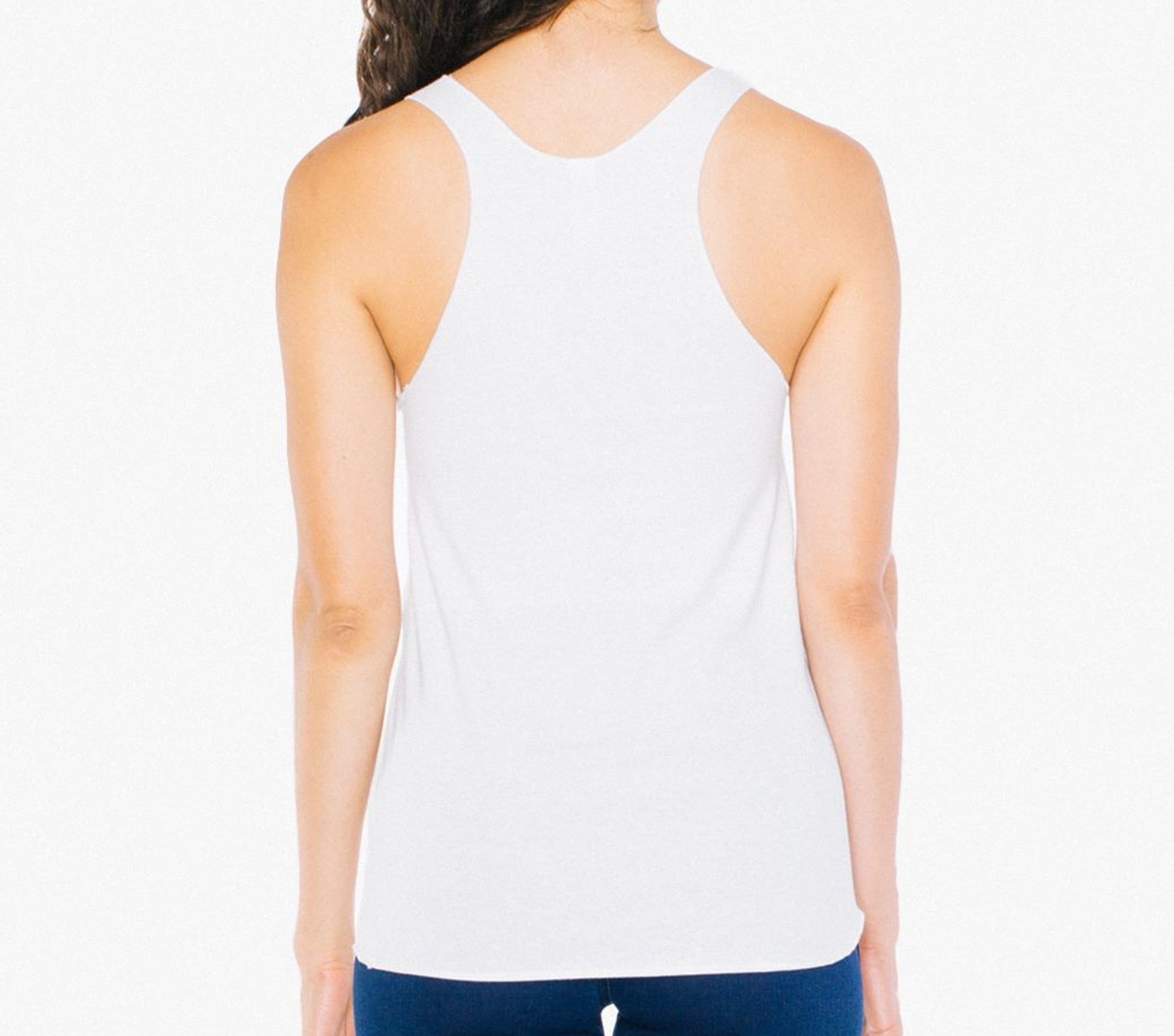 love your good vibe beach volleyball tribe womens racerback tank top cotton poly white beach volleyball holiday gift idea gift guide Pepper Swimwear athletic beach lifestyle